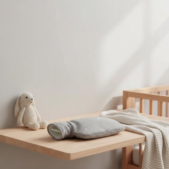 Produktbild Zewi Gummibettflasche mit Frotteeüberzug (0.80 l, Bettflasche mit Bezug)