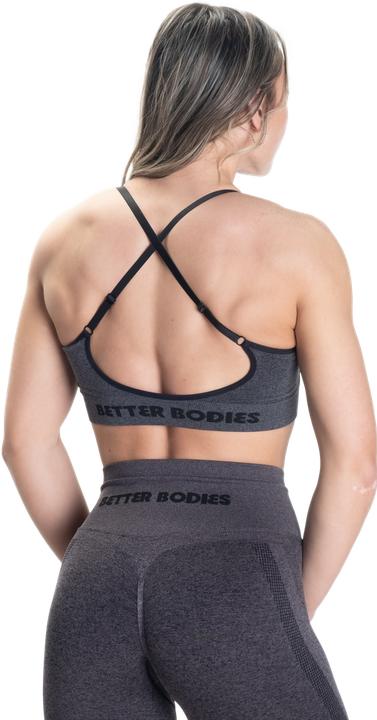 Produktbild Better Bodies Curve Scrunch Bra - Black Melange (L)