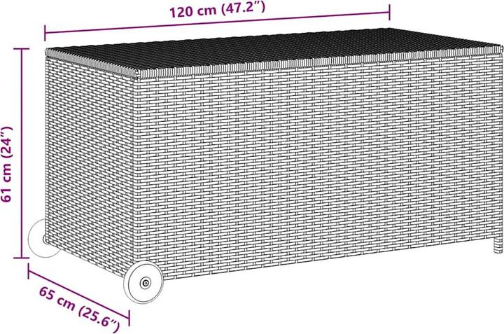 Actual product image vidaXL Aufbewahrungsbox