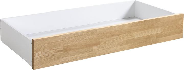 Geölt, Schublade: Weiss / Front: Eiche bianco