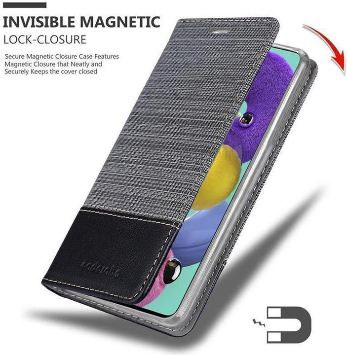 Produktbild Cadorabo Book Jeans Optik Cover (Samsung Galaxy A51 5G)