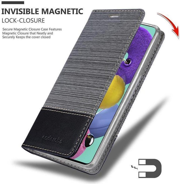 Produktbild Cadorabo Book Jeans Optik Cover (Samsung Galaxy A51 5G)