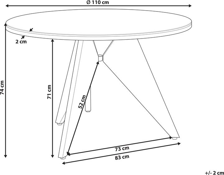 Produktbild Beliani Olmetto