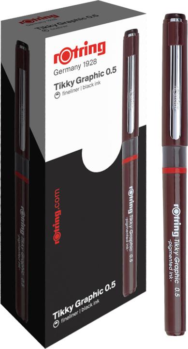 Actual product image Rotring Tikky Graphic (Black, 1 x)