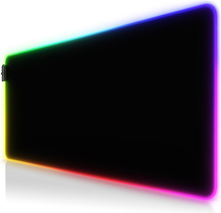 Actual product image Titanwolf Gaming Mouse Pad, XL RGB Mouse Pad 900 x 400 mm, improves precision & speed (XXL)