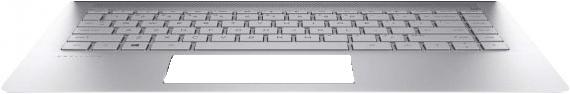 Actual product image HP 933313-BB1 Notebook spare part housing lower part+keyboard