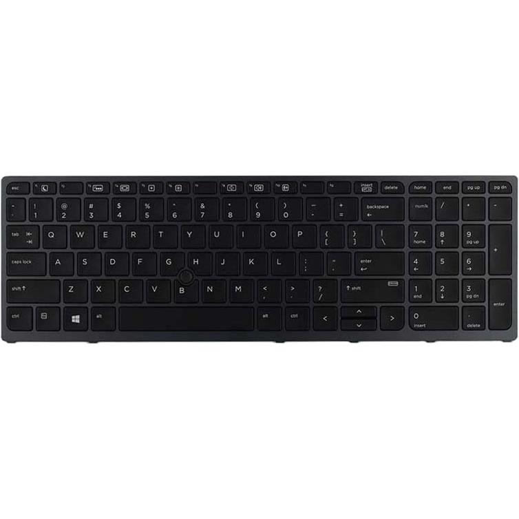 HP Ersatztastatur Notebook, Notebook Ersatzteile, Schwarz