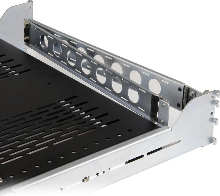 Actual product image StarTech 2u Vented Sliding Rack Shelf