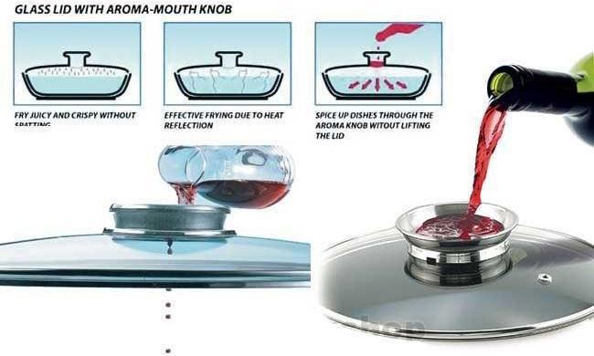 Immagine prodotto Klausberg KB-7533 (Set di pentole e padelle da cucina, Acciaio)