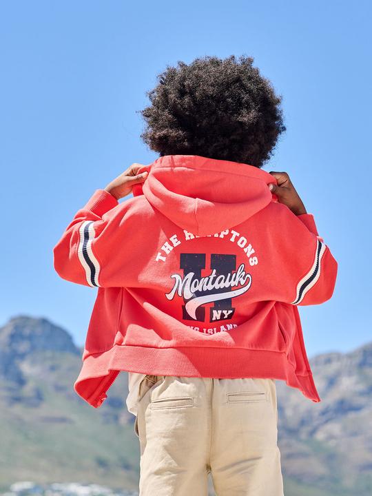 Image du produit Vertbaudet Sweat à capuche garçon avec grand motif au dos (152)