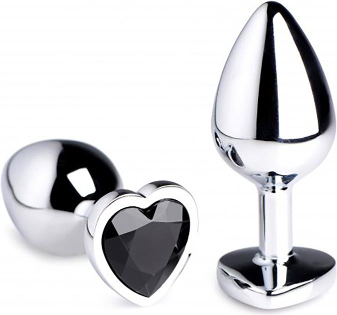 Produktbild XR Brands BS Black Heart Gem Anal Plug - Medium