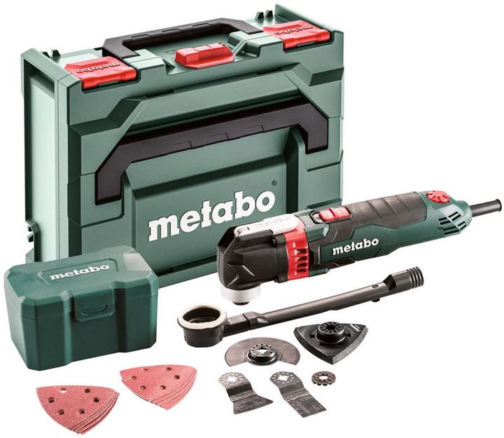 Actual product image Metabo Multifunctional tool MT 400 Quick Set for wood plastic case