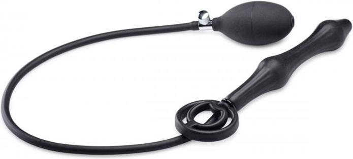 Master Series Inflatable Silicone Anal Plug + Cock & Ball Ring