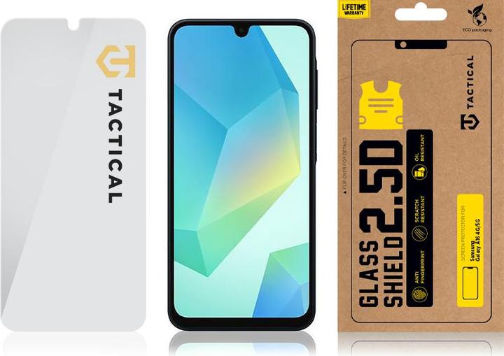 Tactical Schutzglas Samsung Galaxy A16 4G/5G Glass Shield 2.5D Klar (1 Stk., Samsung Galaxy A16, Samsung Galaxy A17, Samsung Galaxy A26)