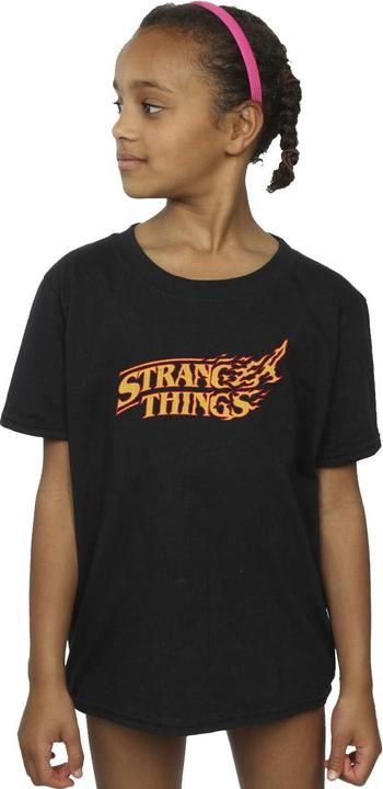 Produktbild Netflix Stranger Things Logo Breaking TShirt Mädchen