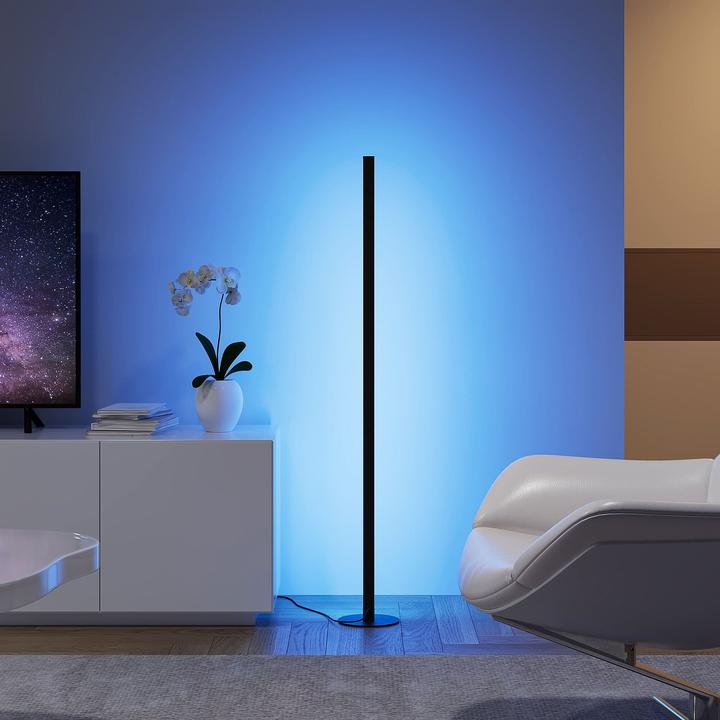 Actual product image Reality tendo floor lamp - standing lamp - black - incl. 1x LED RGB 11W - Dynamic Light - Integrated