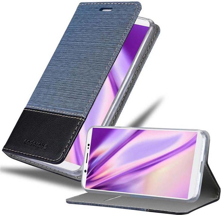 Produktbild Cadorabo Book Jeans Optik Cover (Vivo V7 Plus)