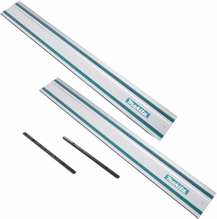Produktbild Makita Führungsschienen Set 2x Führungsschiene 1400mm + 2x Führungsschienenverbinder (140 cm)