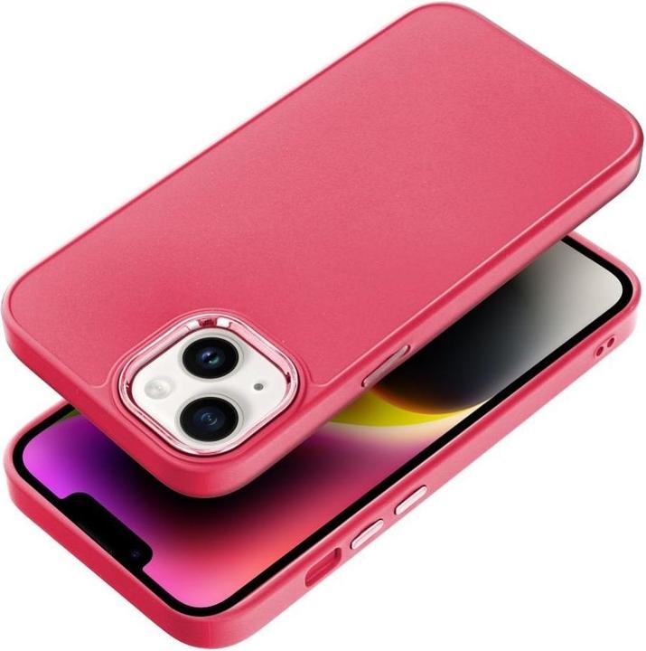 Actual product image OEM Back panel cover FRAME Case for IPHONE 13 magenta (Apple iPhone 13)