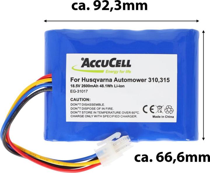 Actual product image AccuCell Battery (2600 mAh)