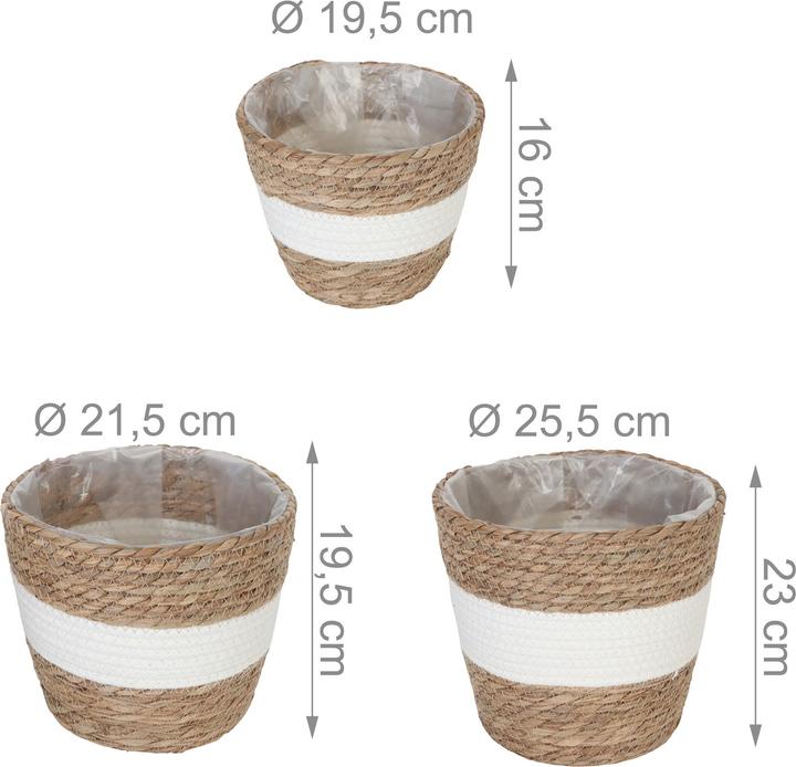 Produktbild Relaxdays Blumentopf (25.50 x 23 cm)