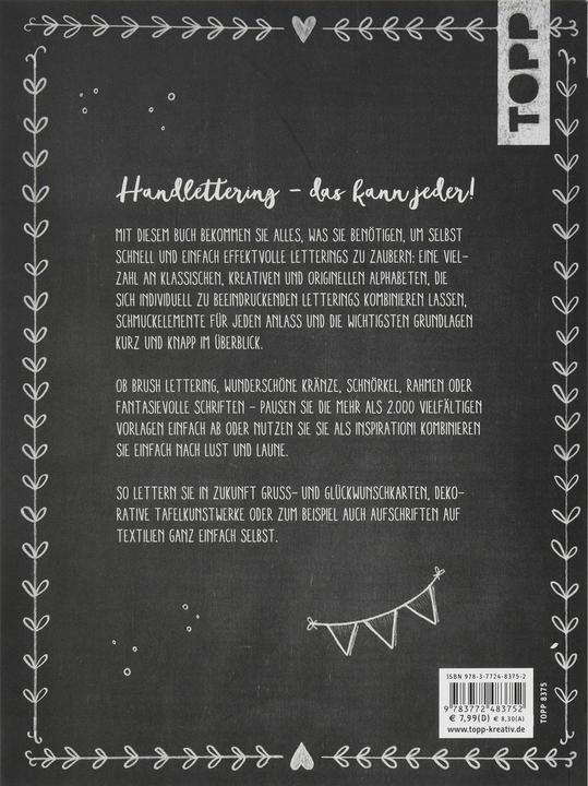 Produktbild Handlettering All you need. Die schönsten Alphabete und Schmuckelemente (Deutsch, frechverlag, 2019)