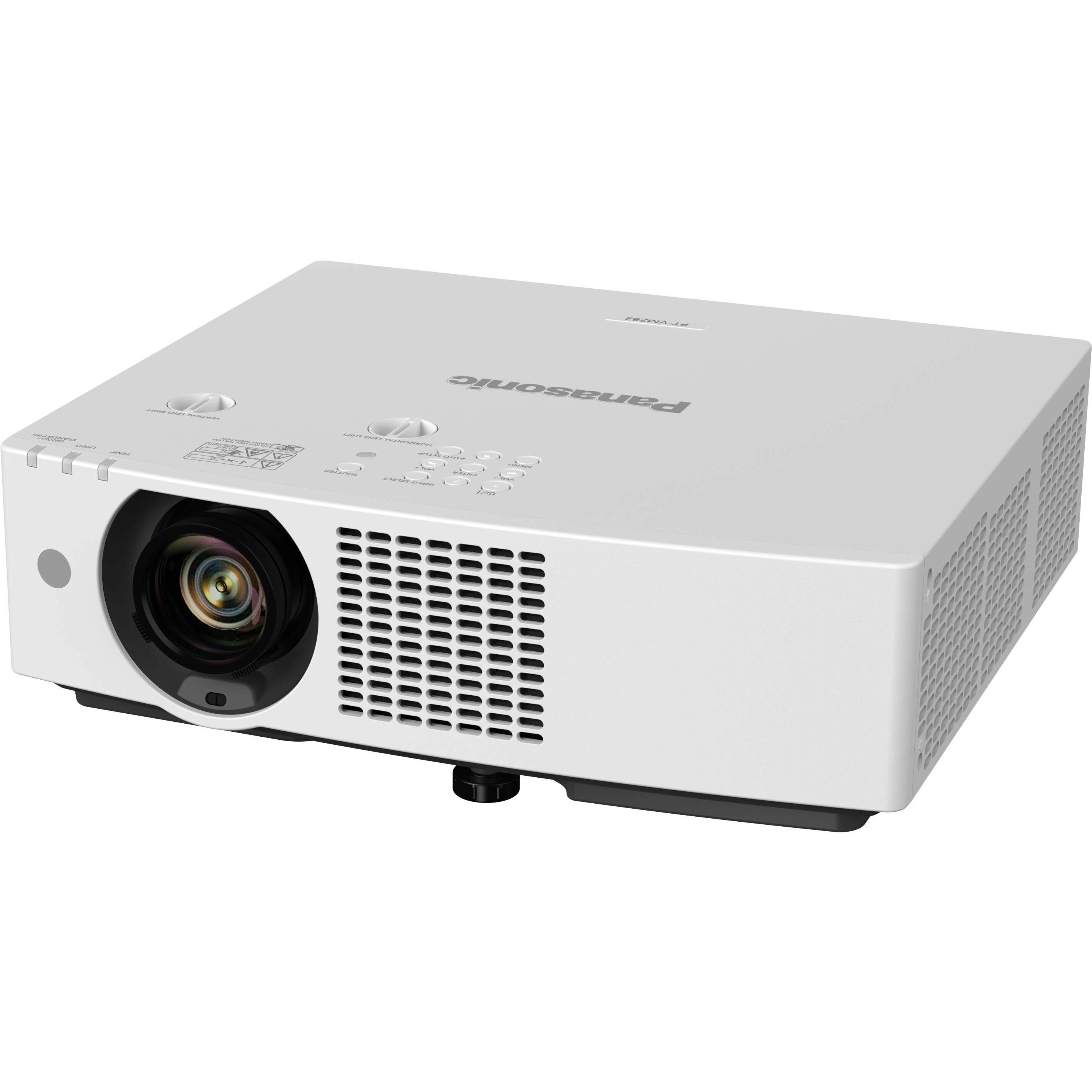 Panasonic PT-VMZ62EJ LCD Laser Beamer 6500 Lumen (Full HD, 6500 lm, 1.09 - 1.77:1), Beamer, Weiss