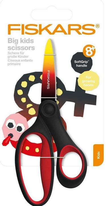 Image du produit Fiskars 1067853 Ciseaux pour enfants, Rouge (15 cm)