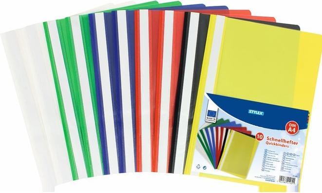 Produktbild Stylex Schnellhefter A4 PP 10er sort. 41162 (A4, 1 x)