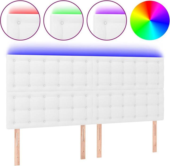 Produktbild vidaXL LED Kopfteil (180 x 5 x 128 cm)