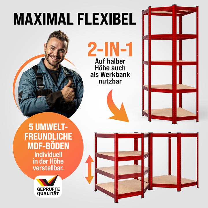 Immagine prodotto Monzana Scaffalature per carichi pesanti Scaffalature ad angolo