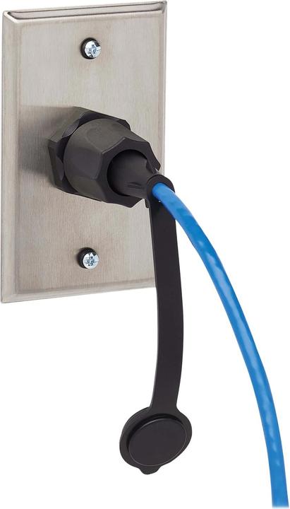 Produktbild Eaton Industrial Cat6 UTP Ethernet Cable RJ45m/M 100W PoE CMR-LP IP68 Blue 33 ft. 10.05m (U/UTP, CAT6, 10.06 m)