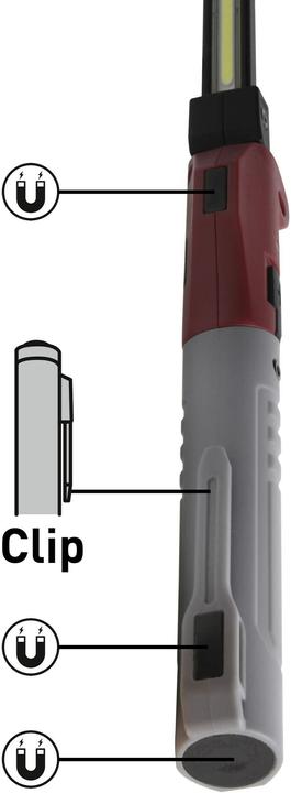Immagine prodotto Kraftwerk 9 x lampada manuale a LED Slimlight 800, 3,7 V, 2600 mAh (800 lm)