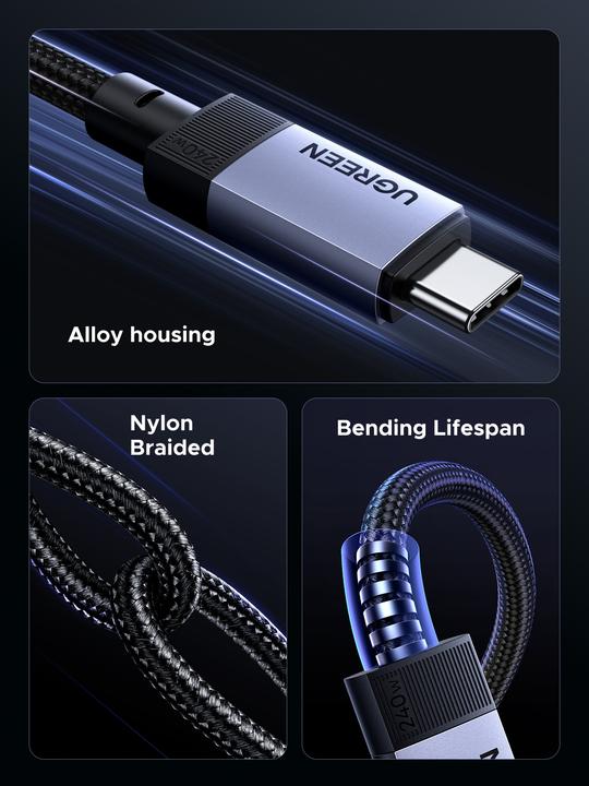 Immagine prodotto Ugreen USB C — USB C (1 m, USB 4.0, 240 W)