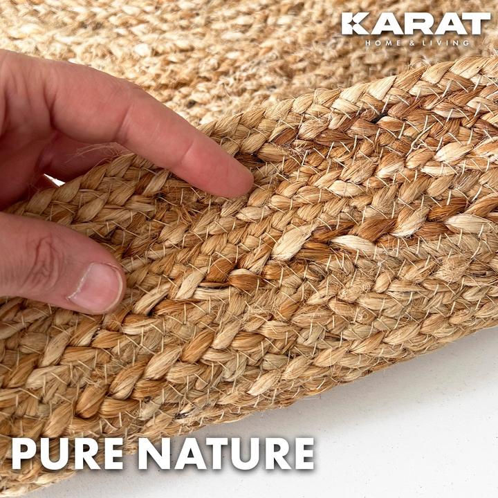 Actual product image Karat Jute-Teppich (120 x 120 cm)