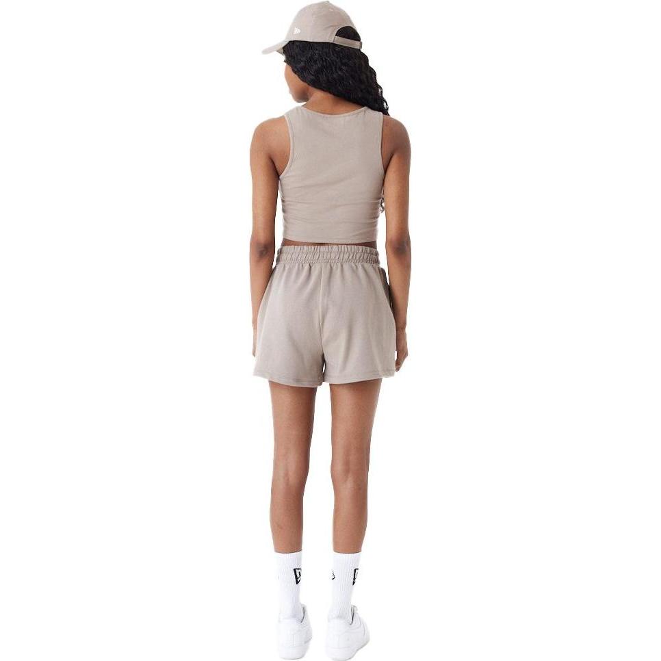 Thumbnail - New Era, Damen, Shirt, Ladies Cropped Tank Top ash brown - XS, Braun, (XS)