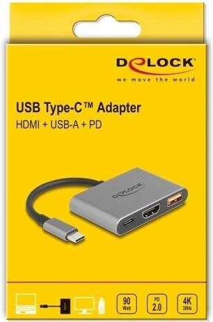 Immagine prodotto Delock Adattatore (HDMI, USB-A, USB-C, 6.10 cm)