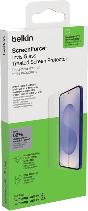 Immagine prodotto Belkin Ovr Glass Eztray Samsung S25 (1 pz., Samsung Galaxy S25)