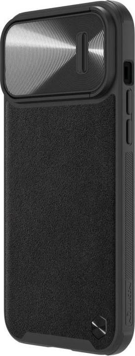 Actual product image Nillkin CamShield Leather S Case iPhone 14 Pro Max cover with camera cover black (Apple iPhone 14 Pro Max)
