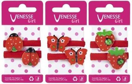 Produktbild Venesse Elastische Haarbänder Bimba Spugna Con Decoro 2 Pz 5686B