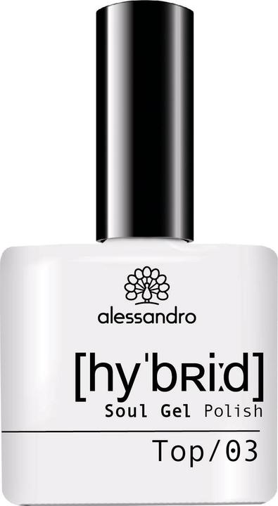 Actual product image Alessandro Topcoat Hybrid Transparent (Transparent, Top coat)