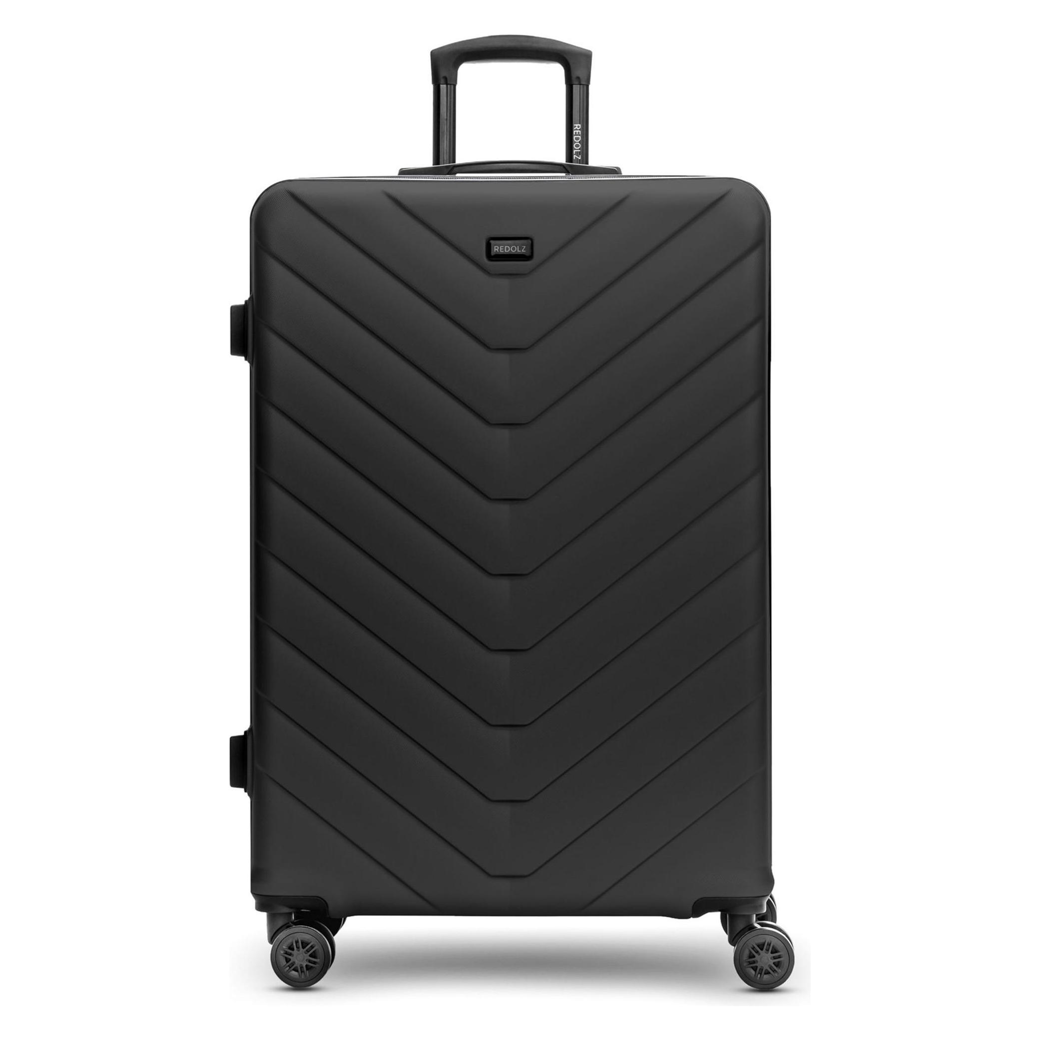 Redolz, Koffer, Essentials 07 Large 4 Rollen Trolley 79 Cm, Schwarz, (107 l)