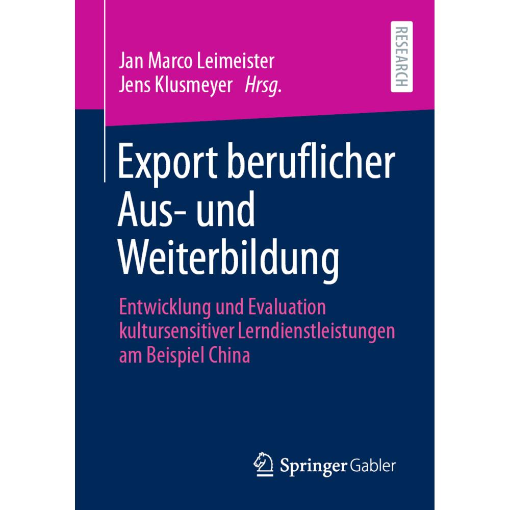 Export beruflicher Aus- und Weiterbildung, Fachbücher von Jens Klusmeyer, Jan Marco Leimeister