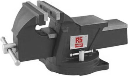 Actual product image RS PRO Bench Vice x 48mm 104mm x 100mm, 5.88 KGS (100 mm)
