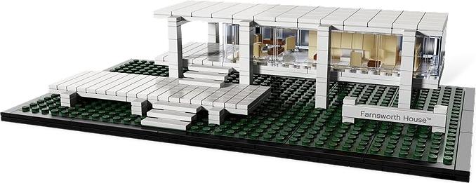 Actual product image LEGO Farnsworth House (21009, LEGO Architecture)
