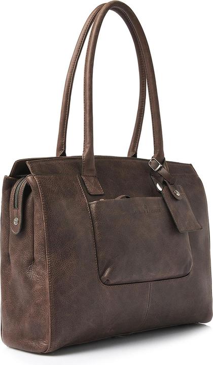 Image du produit Castelijn & Beerens Carisma Schultertasche RFID Leder 38 cm Laptopfach