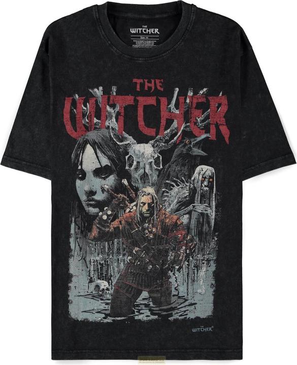 Actual product image Difuzed The Witcher - First Edition Short Loose fit sleeved Men's T-shirt - L (L)