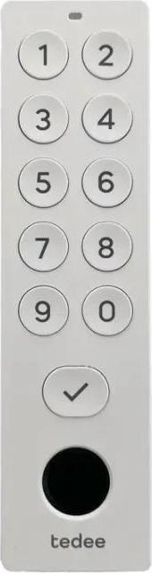 Actual product image Tedee Keypad Pro (Electronic numerical code, Fingerprint)