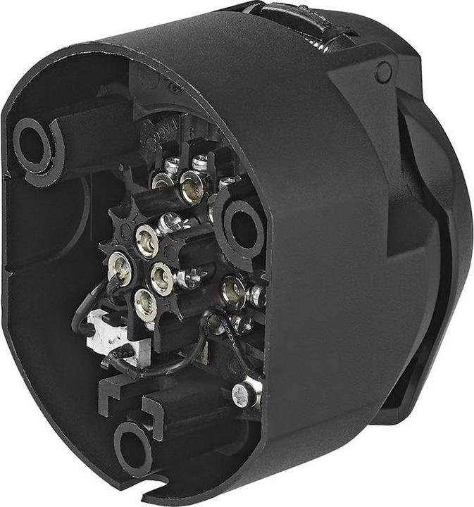 Actual product image ProPlus Socket 13-pin Jaeger system with microswitch in blister pack