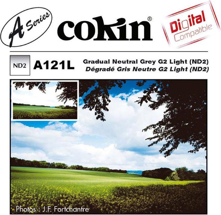 Produktbild Cokin Filter A121L Verlauf 2 ND 2 (62 mm, ND- / Graufilter)